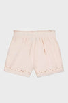 Pale Pink Linen Shorts