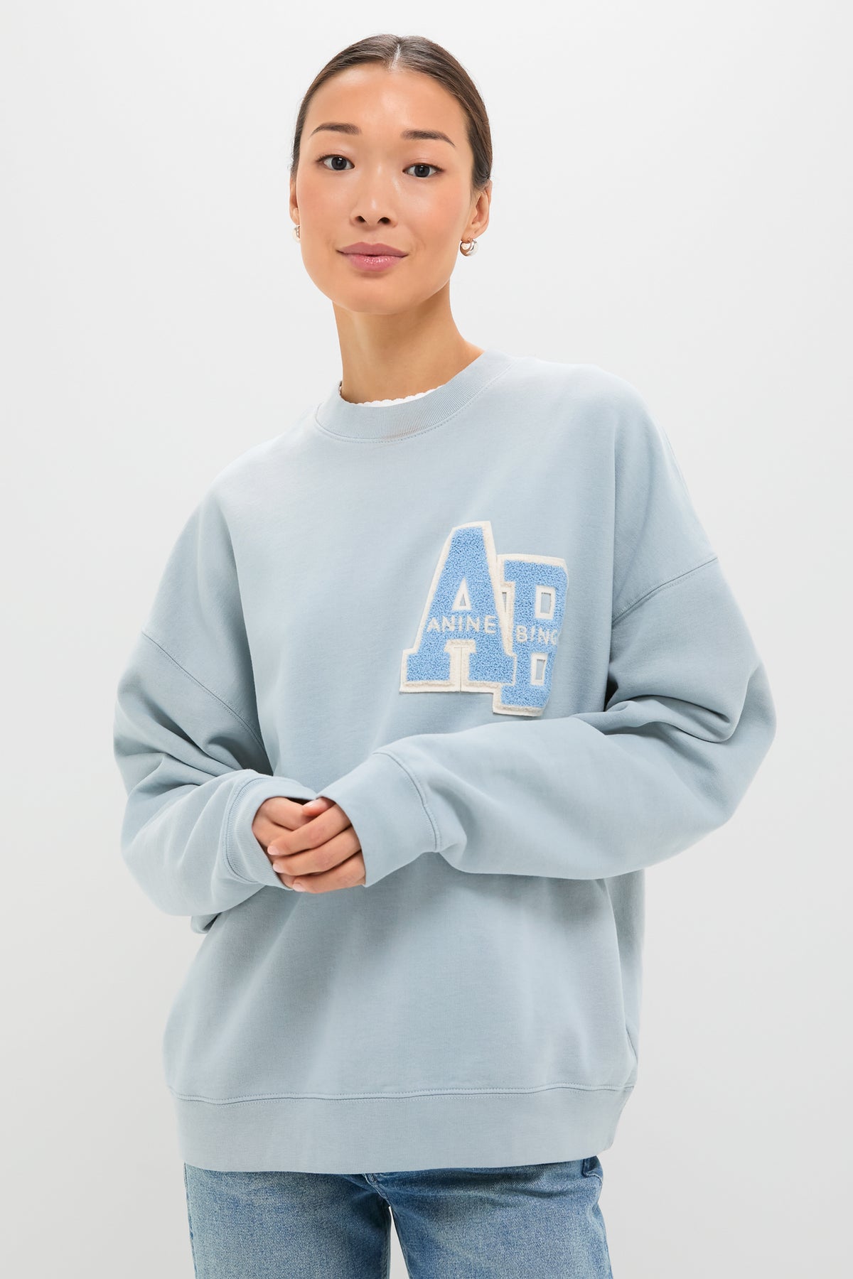 Light Blue Miles Oversized Sweatshirt
