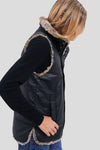 Emilia Wax Fur Reversible Vest
