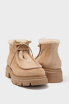Adobe and Vanilla Hudson Shearling Chukka Boots