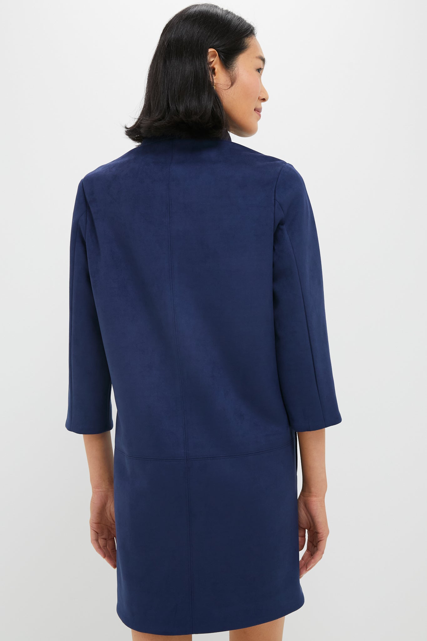 Midnight Blue Vegan Suede Clifton Dress Tuckernuck Midnight Blue / XXXL Midnight Blue Vegan Suede Clifton Dress Tuckernuck Midnight Blue / XXXL