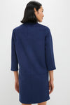 Midnight Blue Vegan Suede Clifton Dress