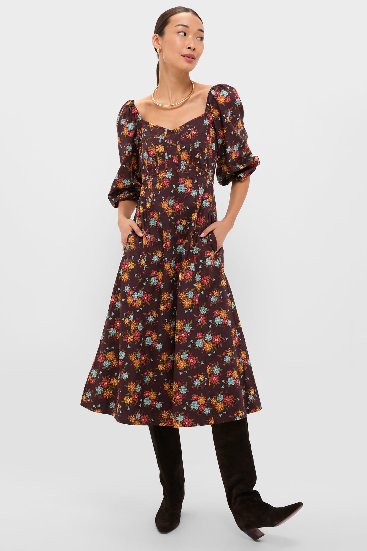 Lynda Anne Carlotta Midi Dress