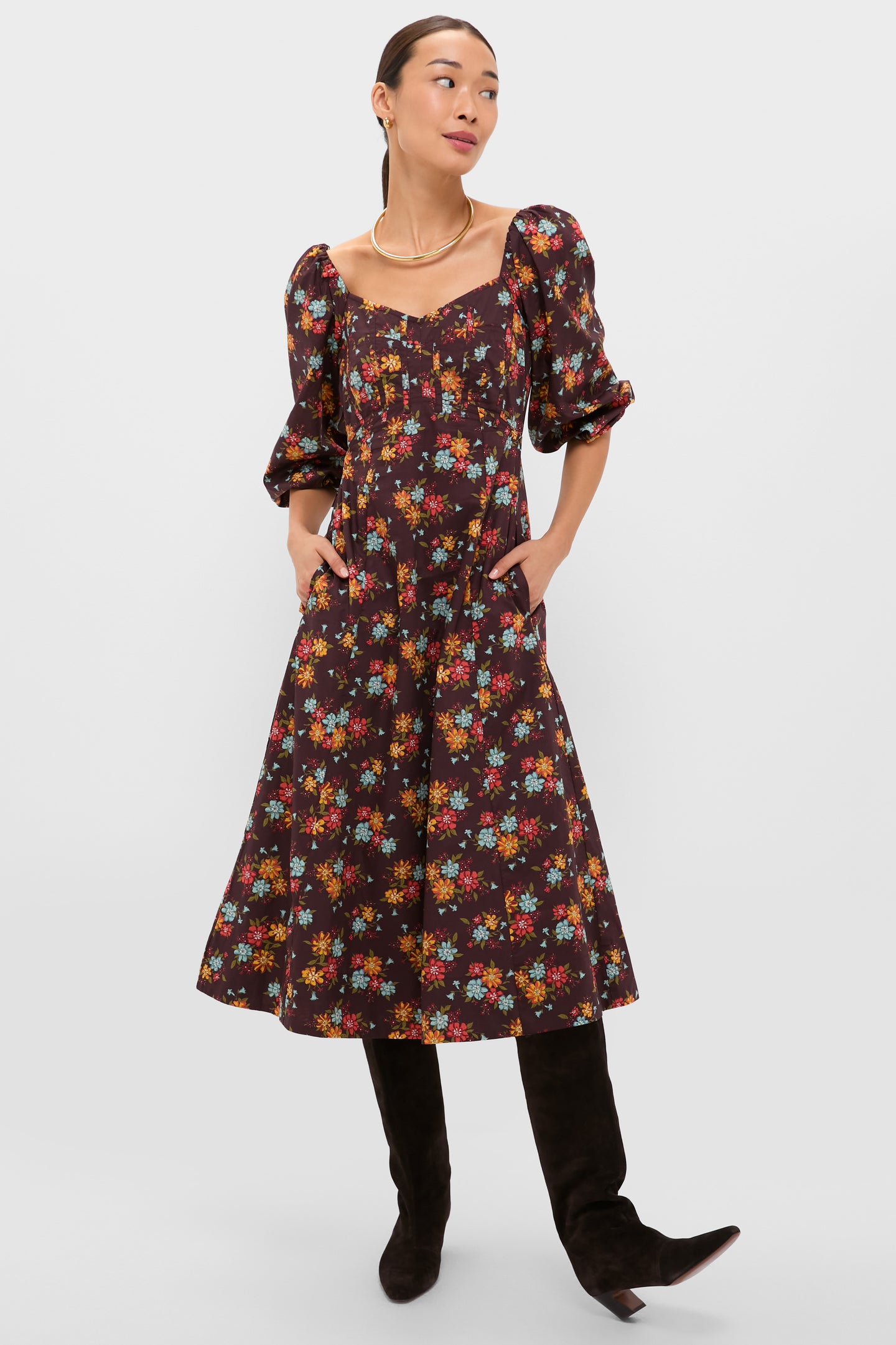 Lynda Anne Carlotta Midi Dress
