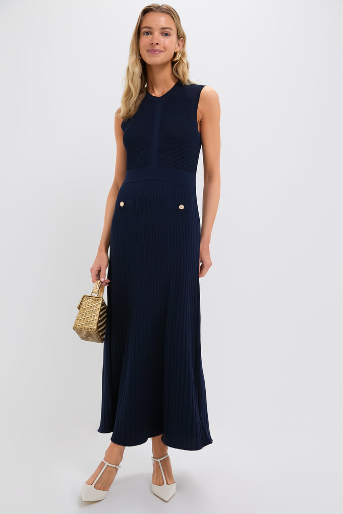 gemma tweed maxi dress Navy Knit SCH004196_B_S Cheap cute homecoming dresses The GEMMA Strapless Embellished Size:01