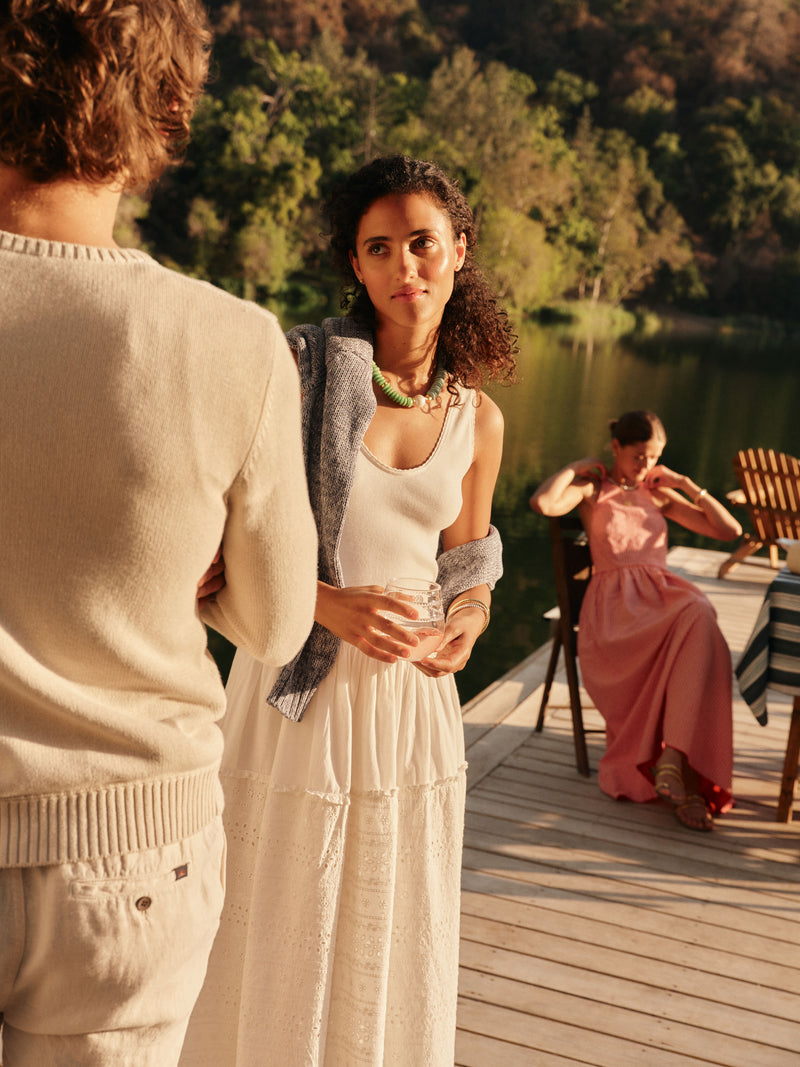 White Casey Midi Dress