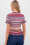 Prism Miya Short Sleeve Knit Top