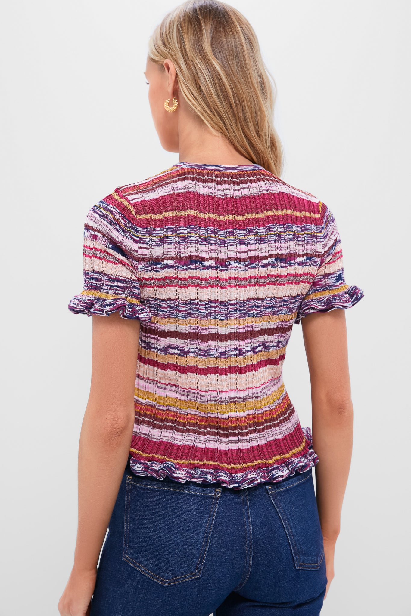 Prism Miya Short Sleeve Knit Top