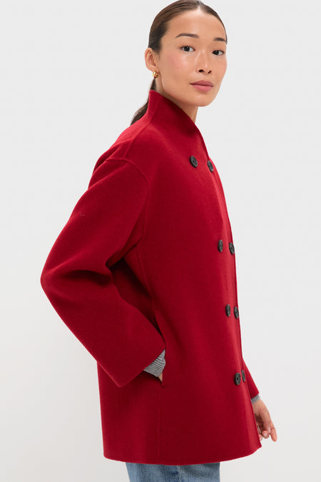 Red Sophia Coat
