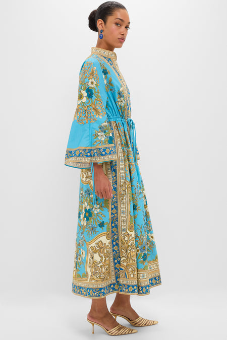 Blue Cassie Pool Midi Dress