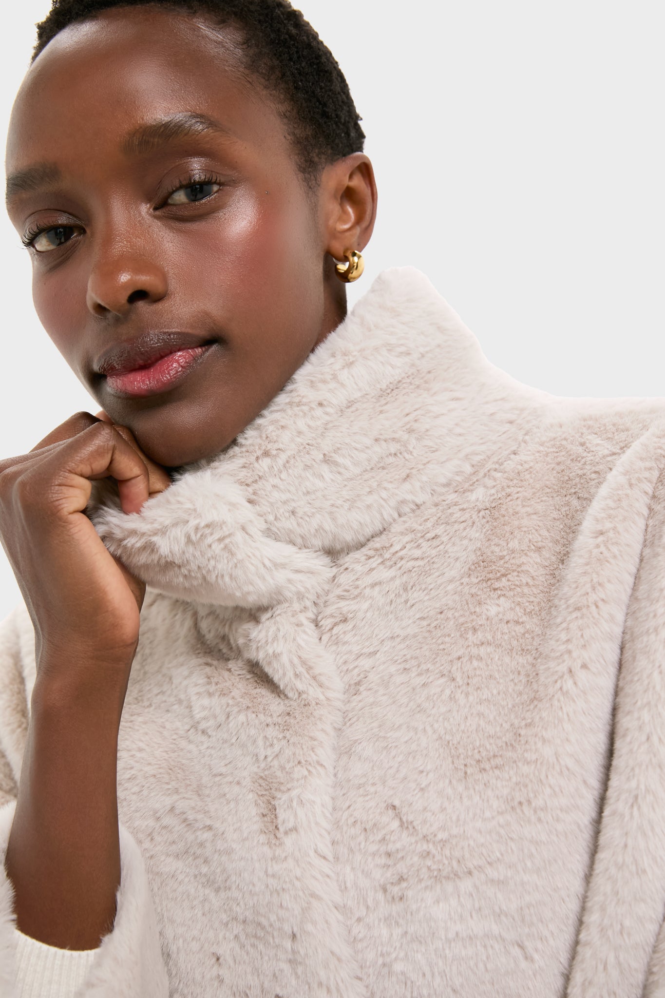 Chantilly Soft Alternative Fur Coat