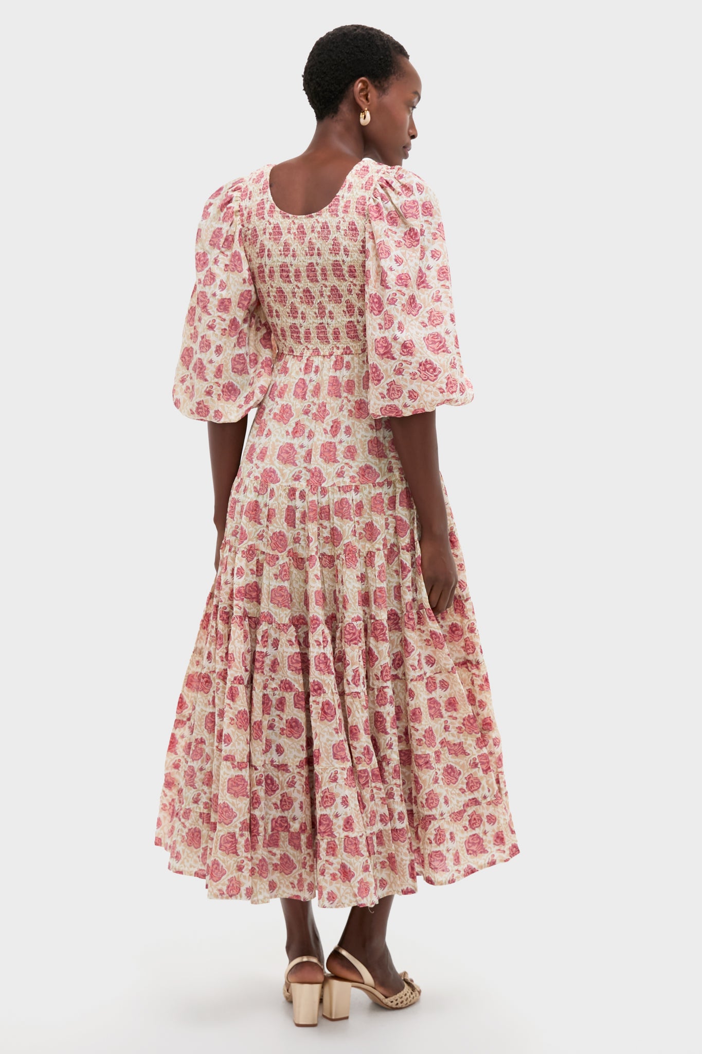 Small Rose Print Allie Dress