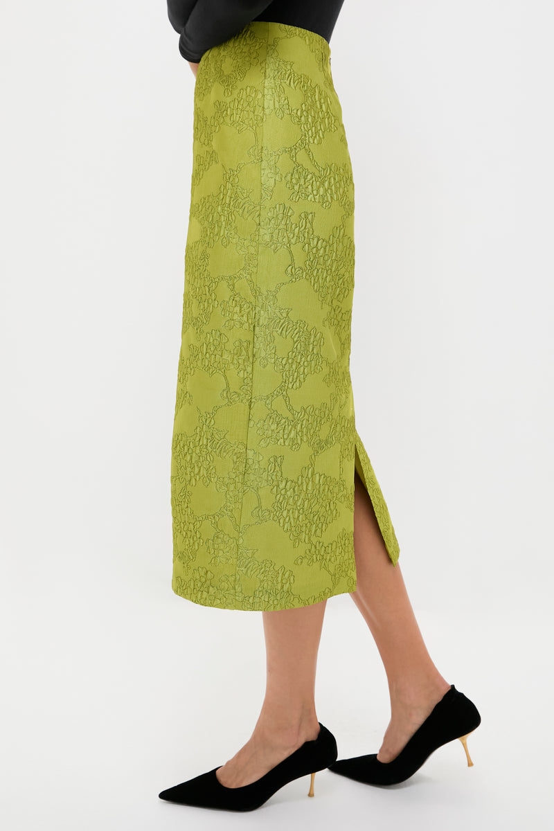 Brocade Metallic Ellington Skirt