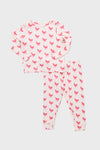 Pink Chickens Kids Bamboo Pj Set