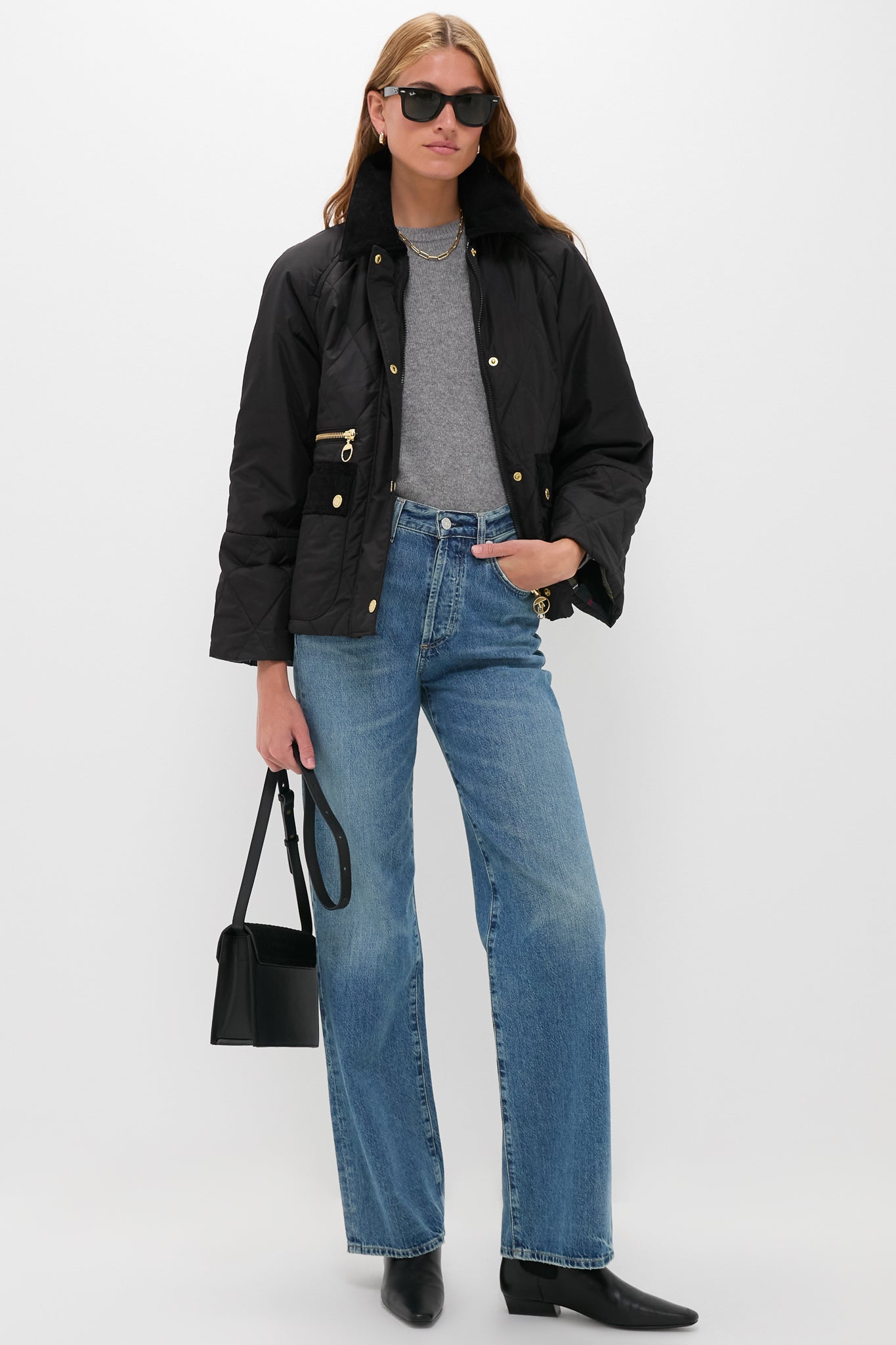 Black Martha Quilted Jacket | Barbour