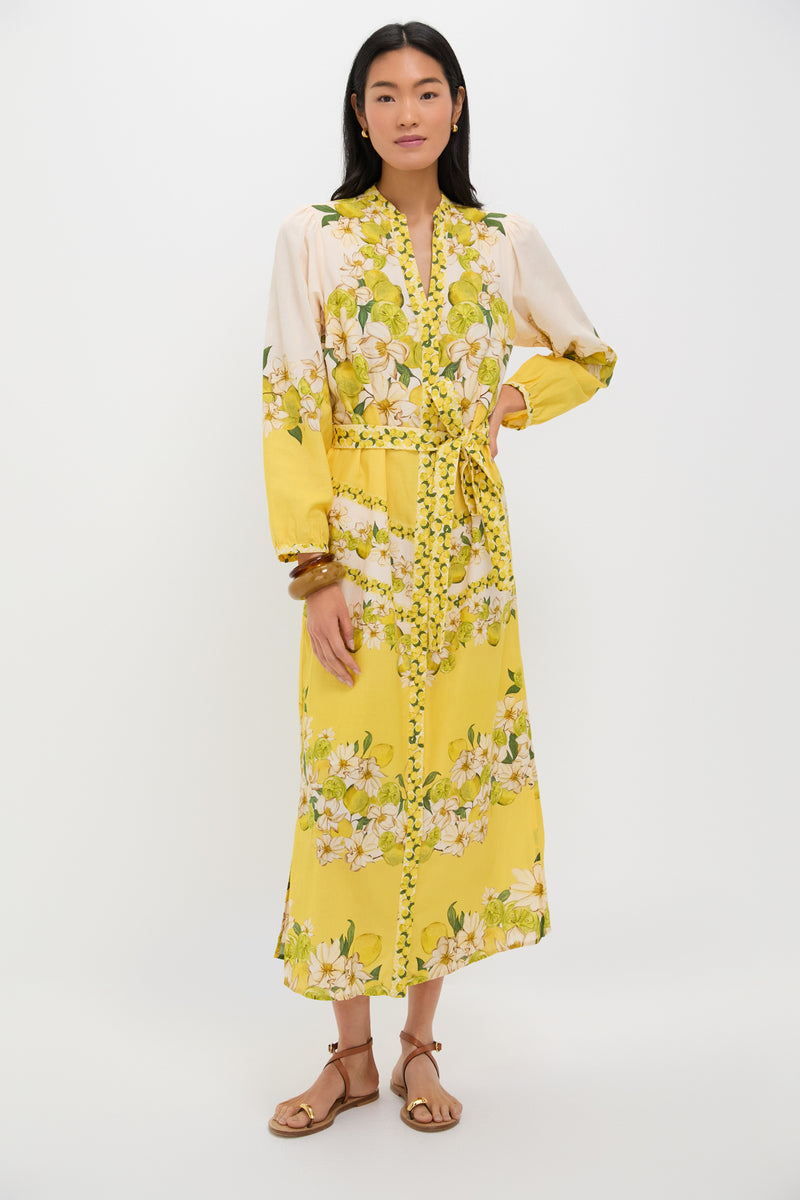 Lemon Summer Riley Caftan
