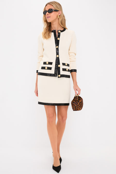 Cream and Black Stefi Sweater