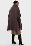 Fondente Luxury Wool and Nylon Ultralight Oversized Coat