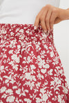 Pomegranate Bloom Smocked Jonah Skirt