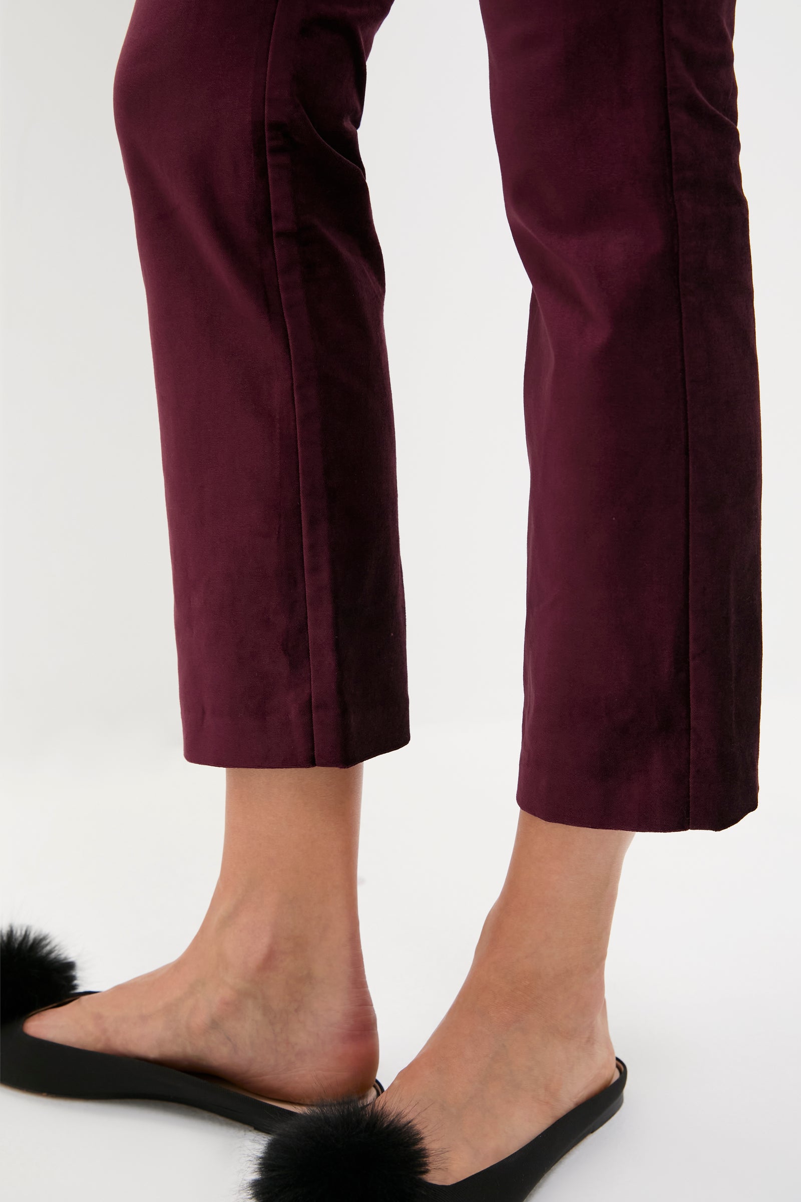 Merlot Velvet Ashford Pants