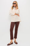 Deep Mocha Vegan Suede Ashford Pants