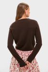 Chocolate Cashmere Riley Cardigan