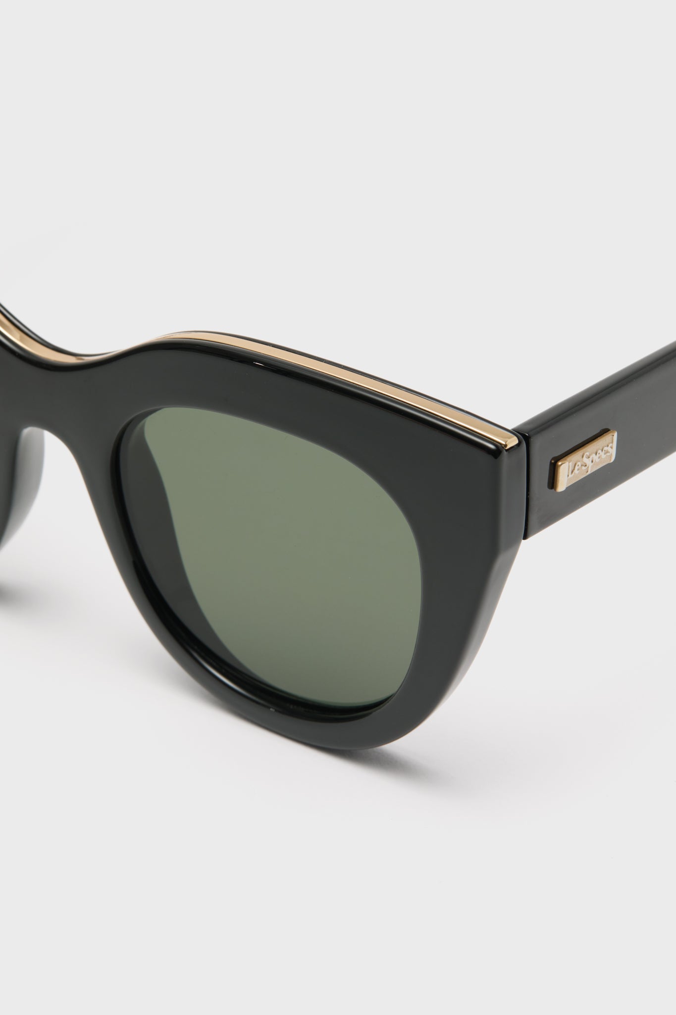 Black and Gold Air Heart Sunglasses