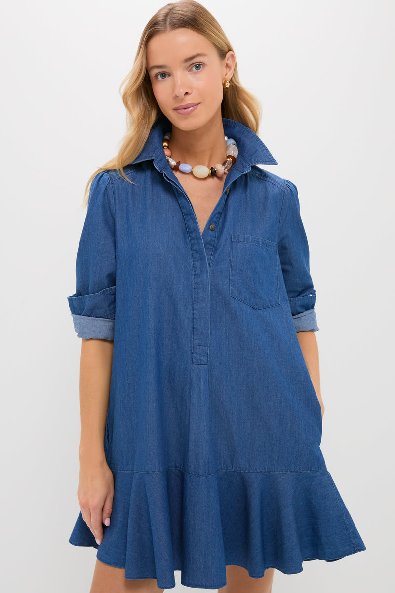 Lightweight Denim Callahan Shirt Dress