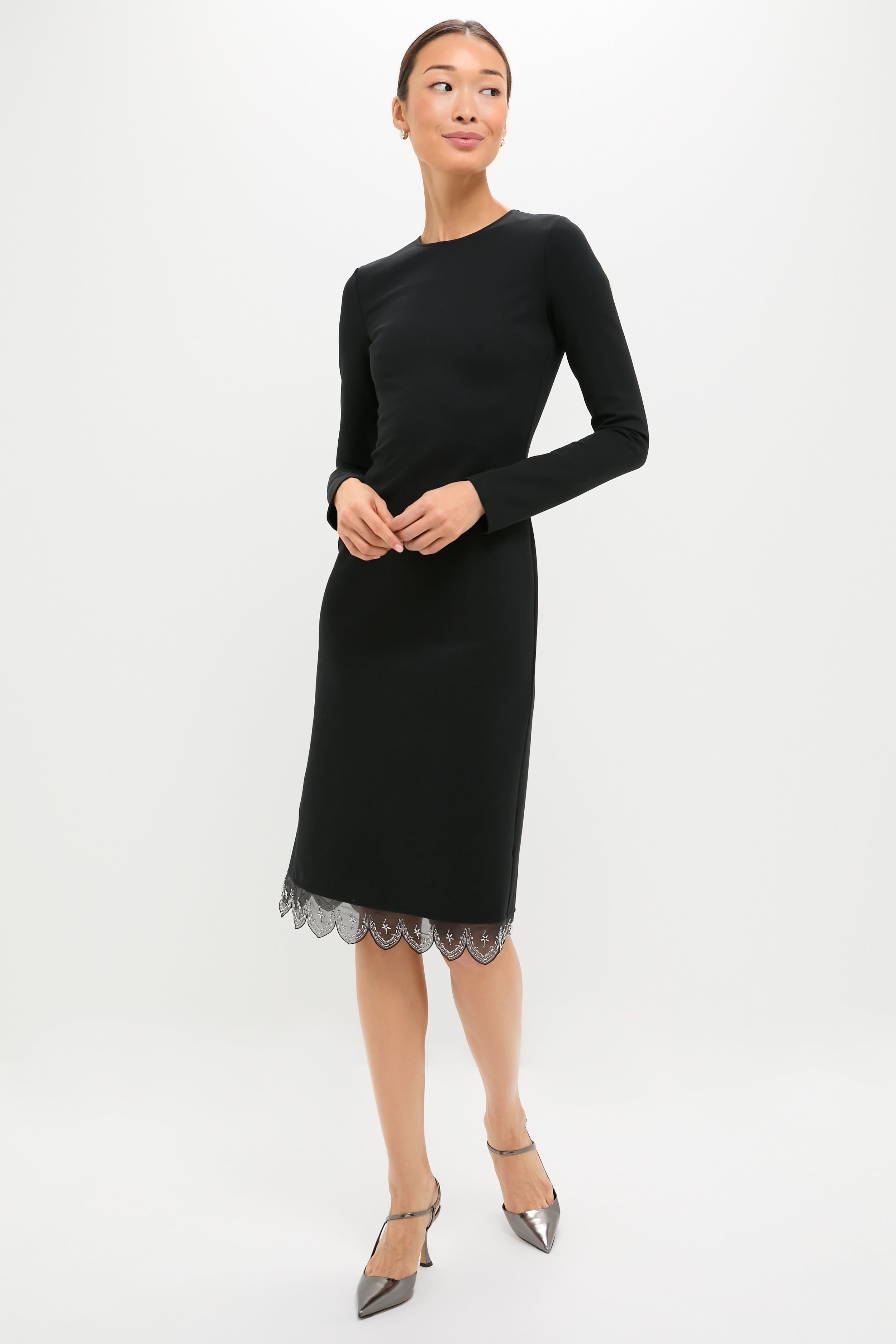 Staud Black Hunter Dress Black / M