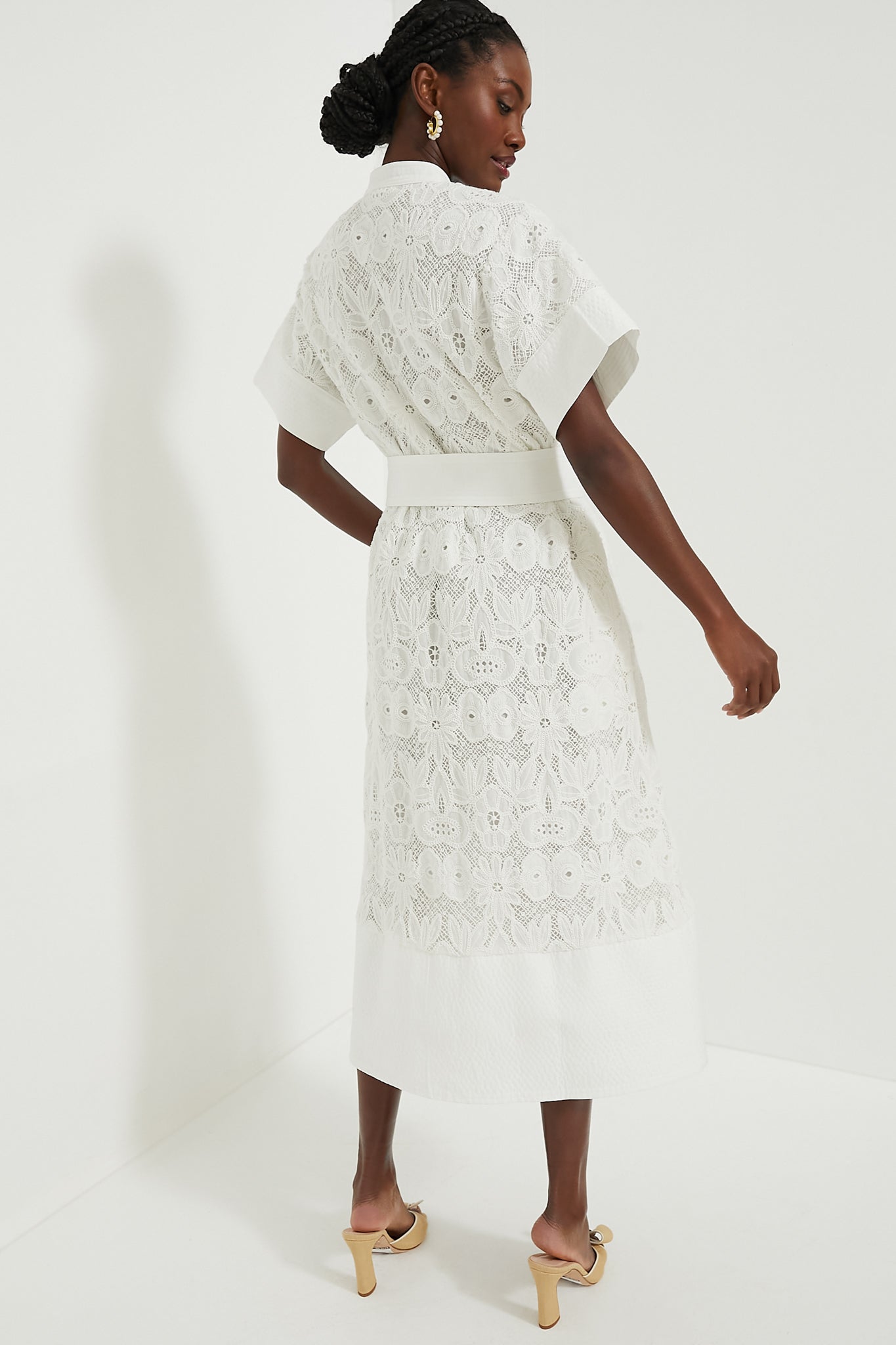 White Eyelet Lace Prescott Dress | Tuckernuck