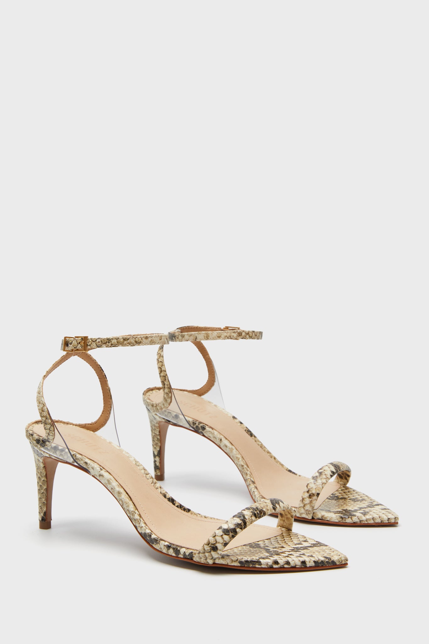 Natural Snake Skye Heels