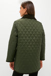 Olive Meryl Quilted Jacket