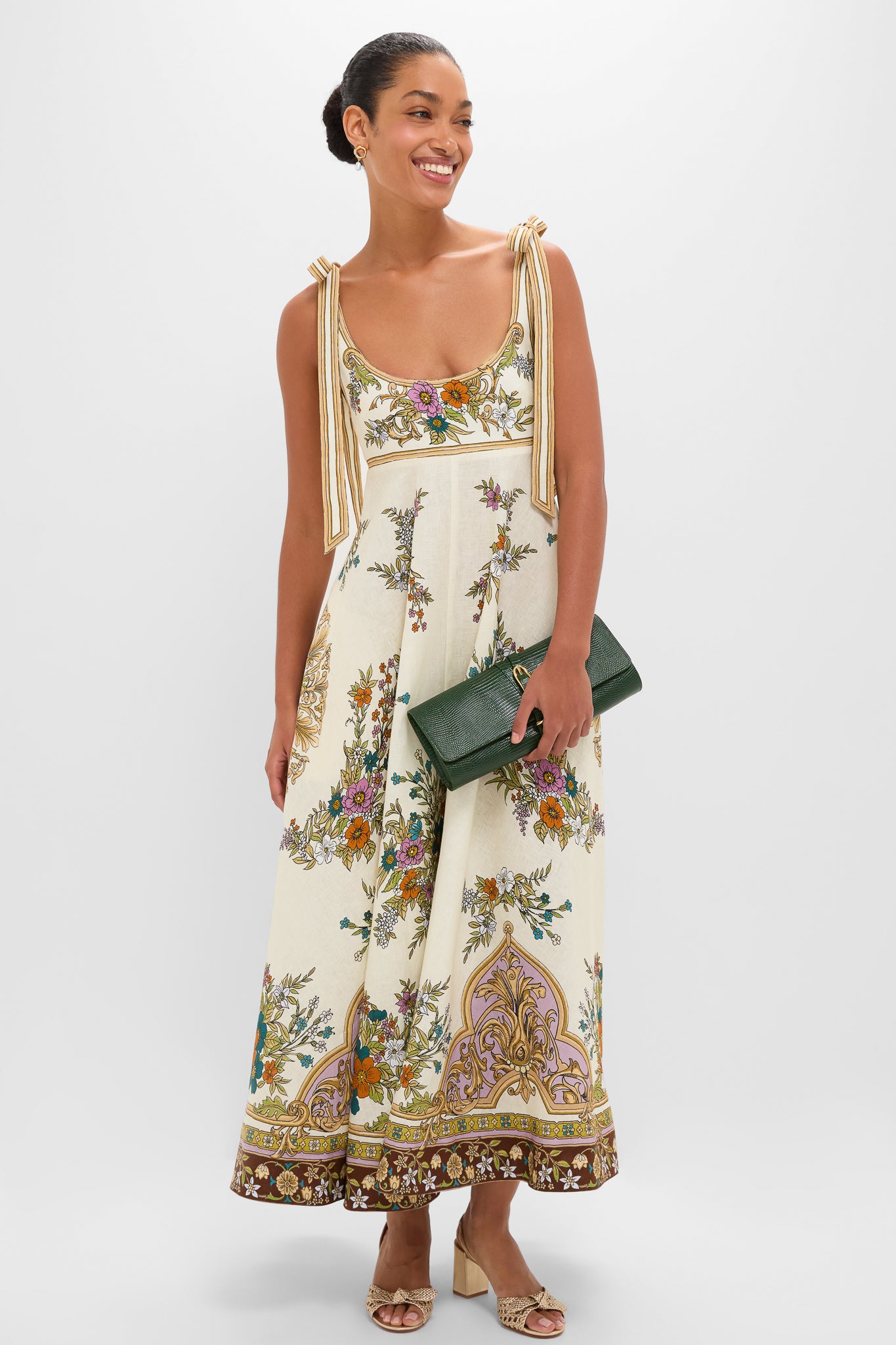 Crema Antoinette Ballet Midi Sundress