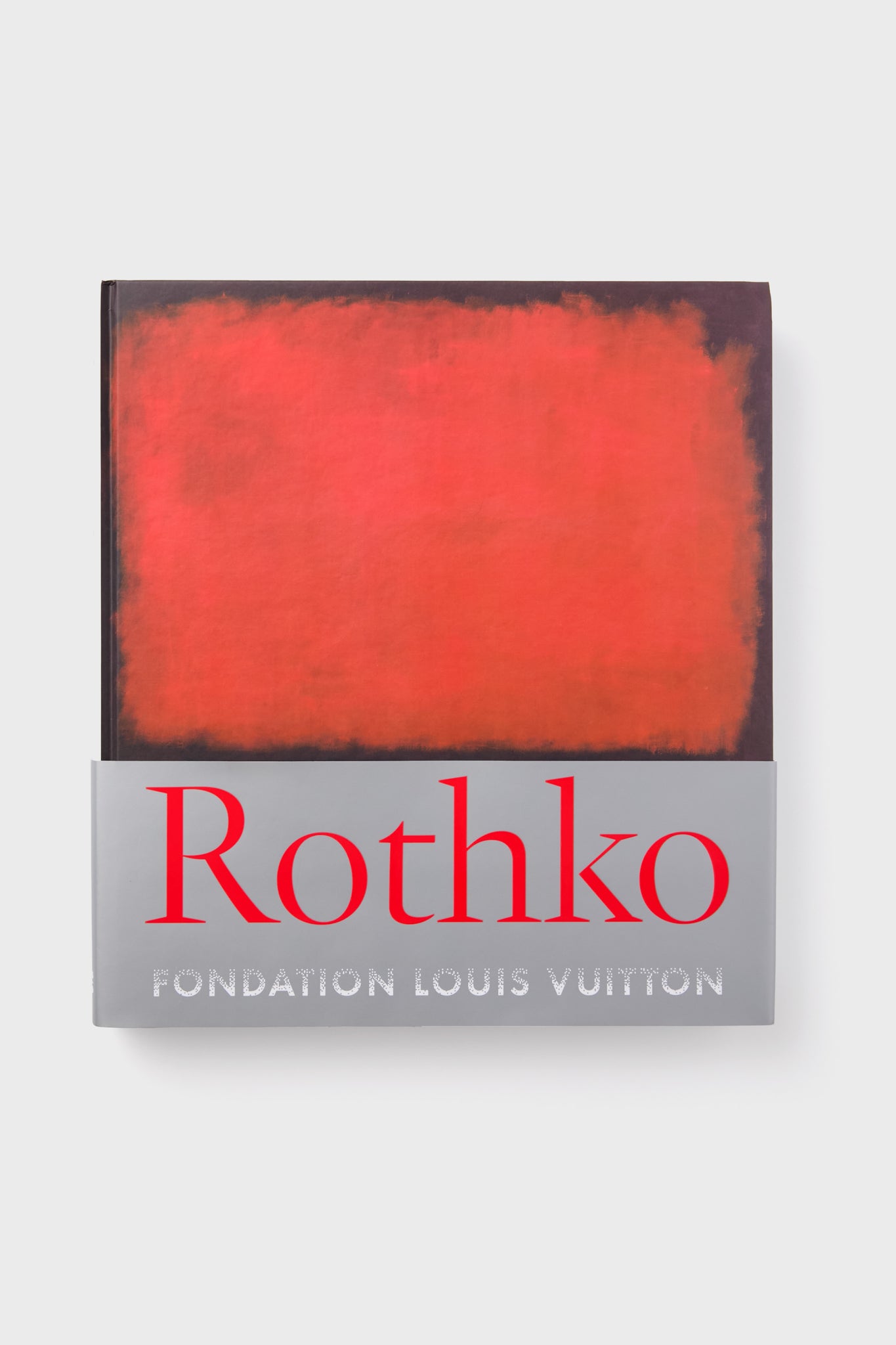 Rothko by Harper Group features a red abstract cover and gray band with Fondation Louis Vuitton, inspired by Mark Rothkos paintings from the Fondation Louis Vuitton exhibition.