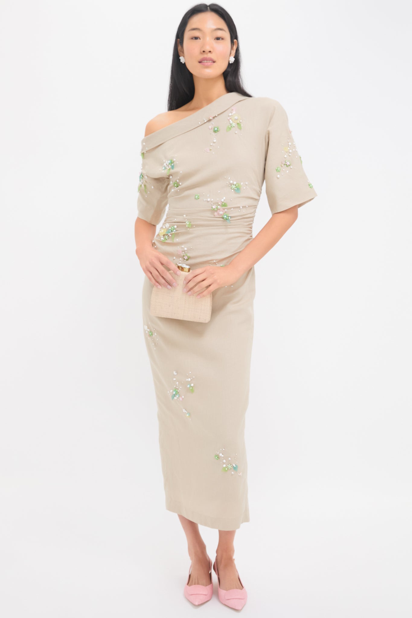 Pearl Cluster Earrings