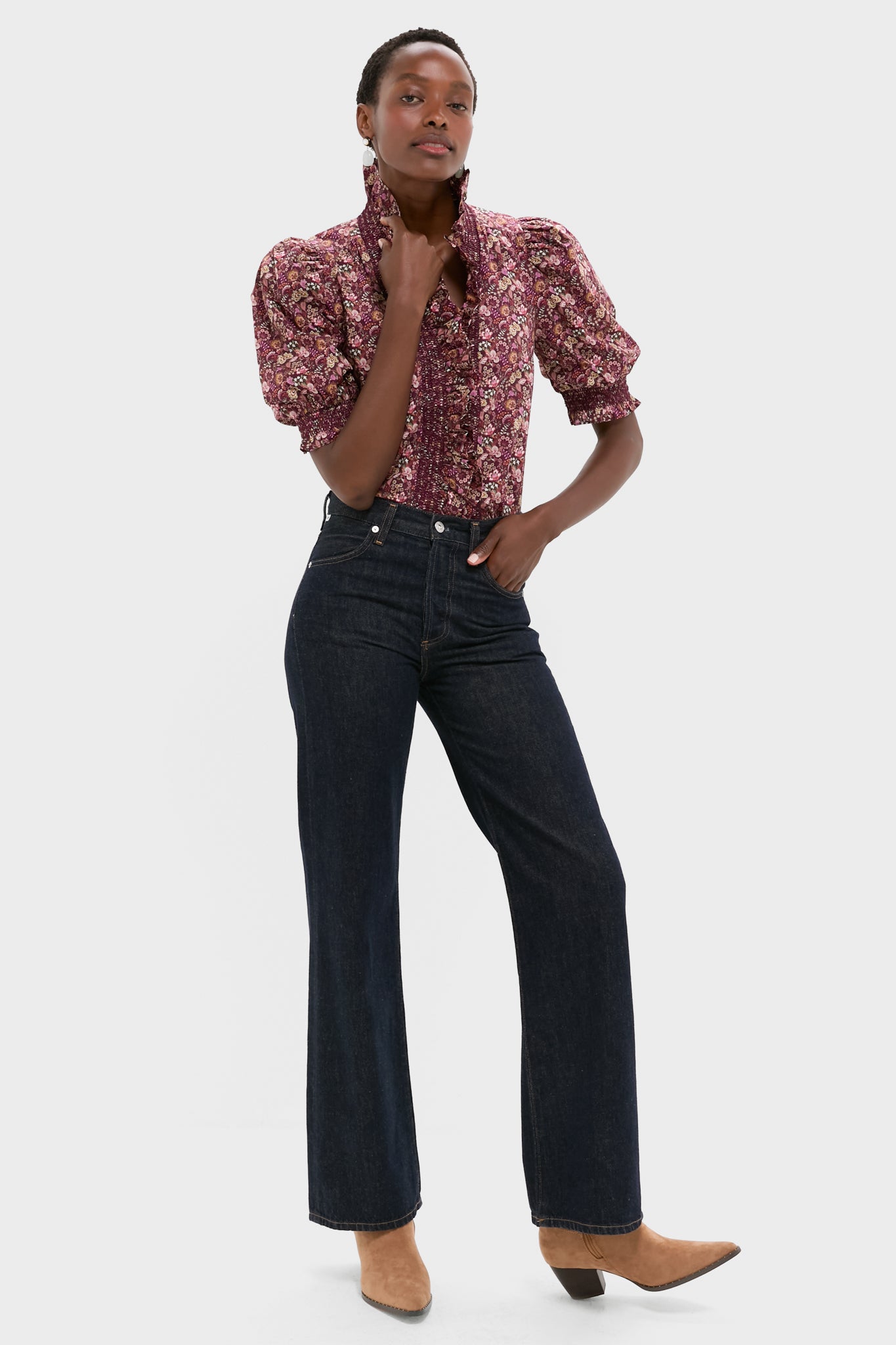 Pippa's Symphony Red Zuri Top | Love the Label