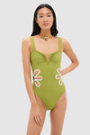Moss and Ivory Flora One Piece