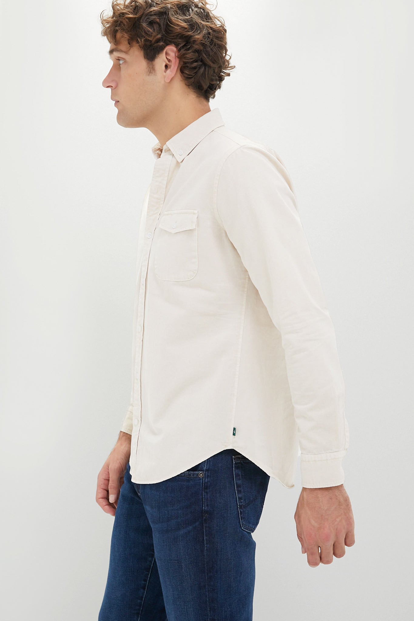 Sandstone Washed Denim Shirt