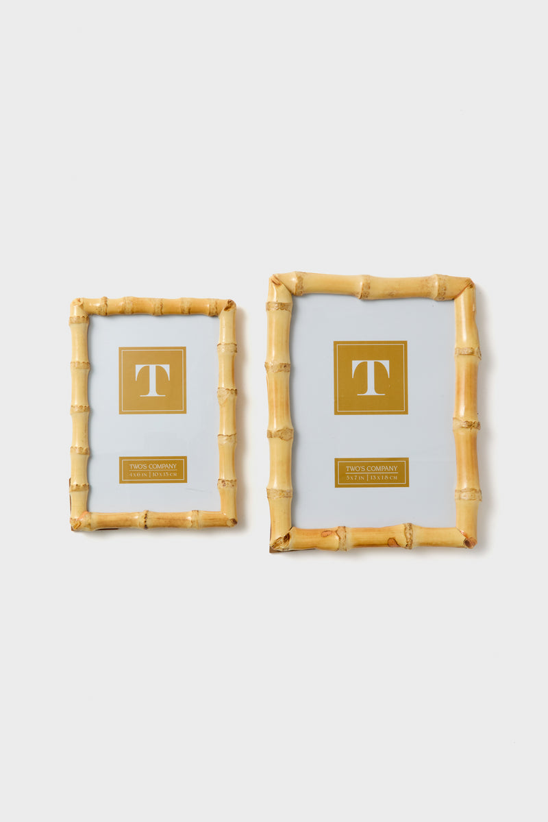 5x7 Blonde Natural Bamboo Finish Photo Frame