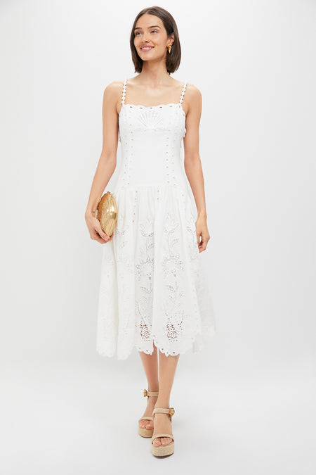 Off-White Richilieu Midi Dress