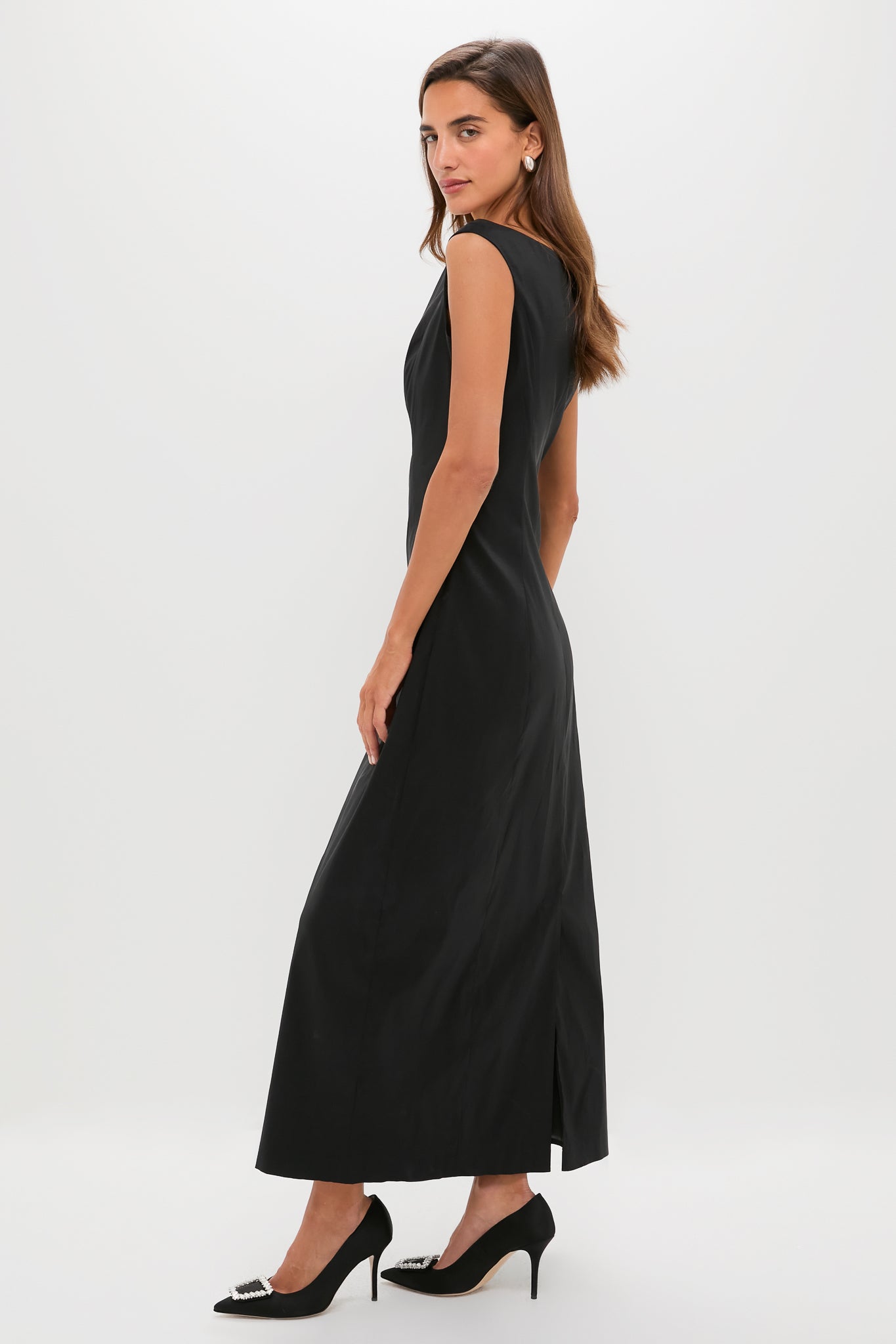 Black Taffeta Caroline Dress | Tuckernuck Black Taffeta Caroline Dress | Tuckernuck