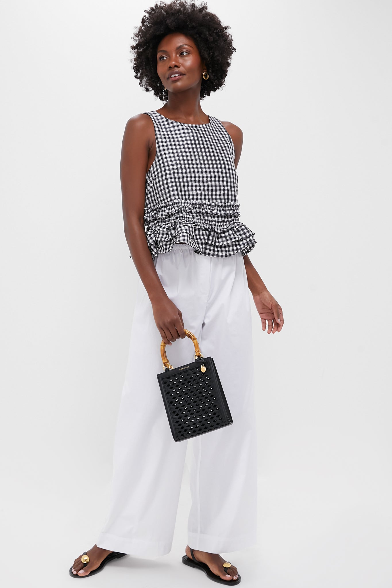 Gold and Black Prize Earrings