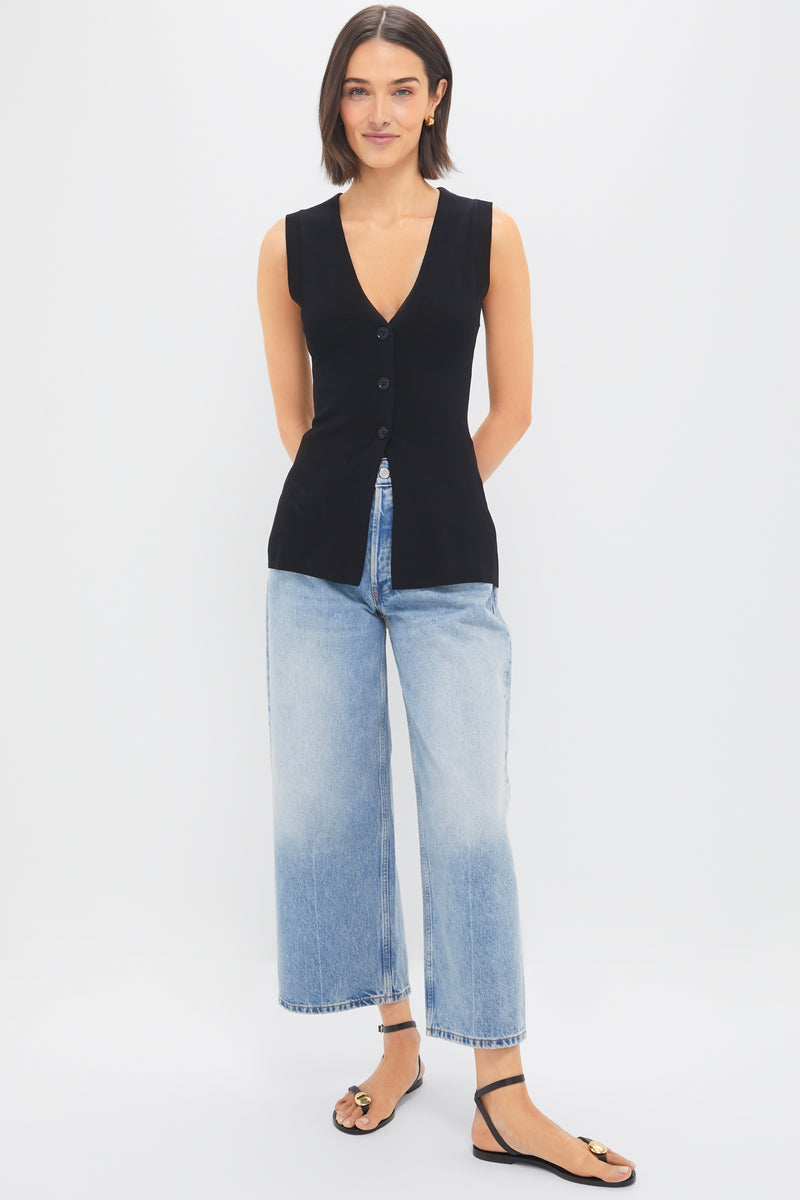 Black Marca Knit Top