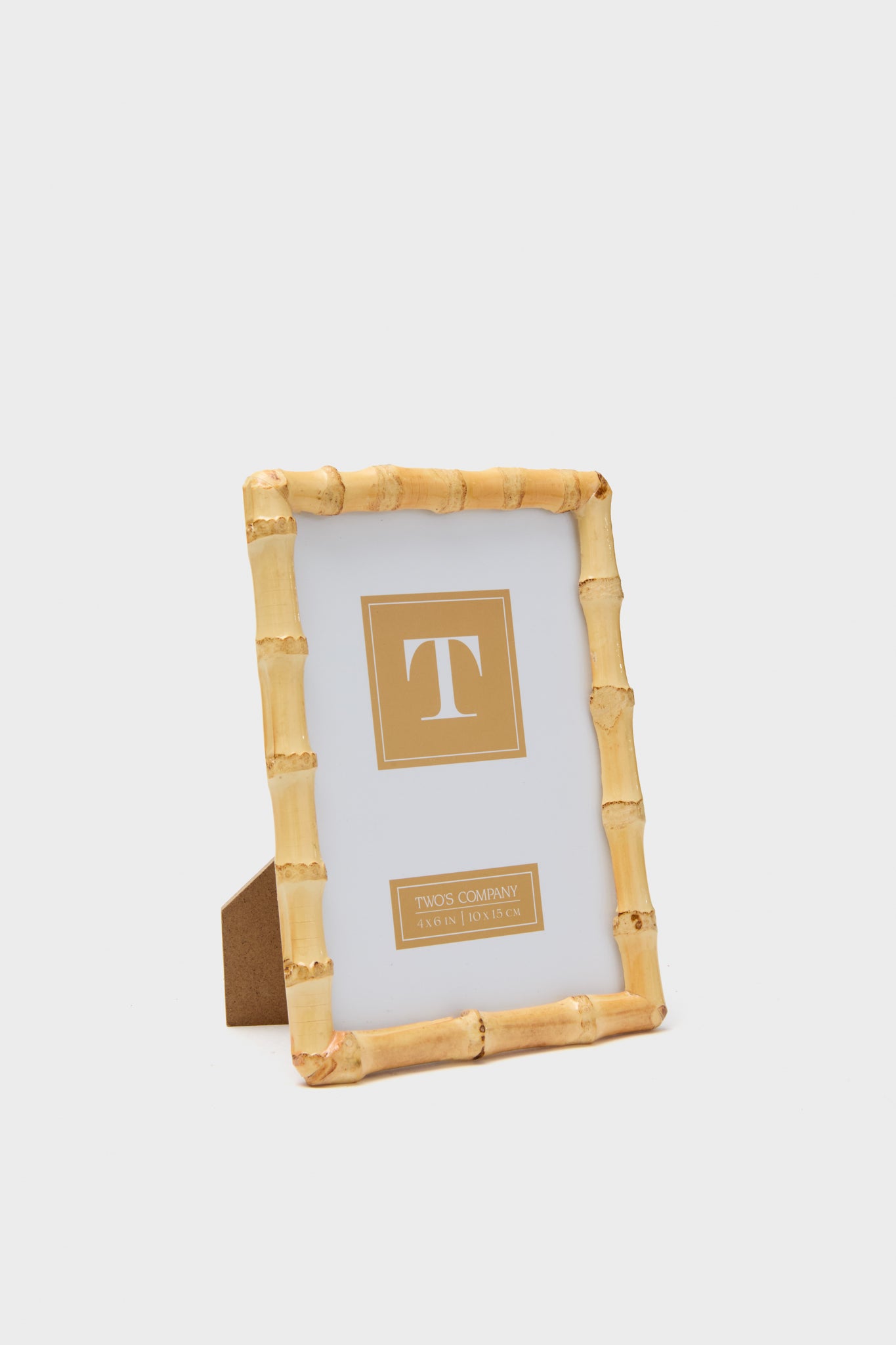 4x6 Blonde Natural Bamboo Finish Photo Frame