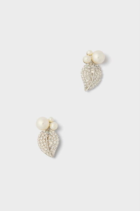 Crystal Pearl Blanca Earrings