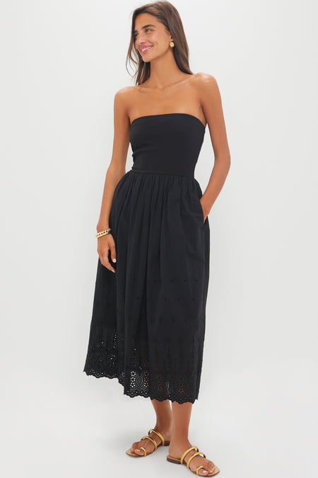 Black Harper Midi Dress