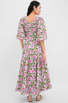 Flower Power Print Alice Dress