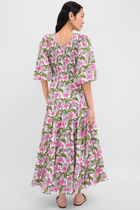 Flower Power Print Alice Dress