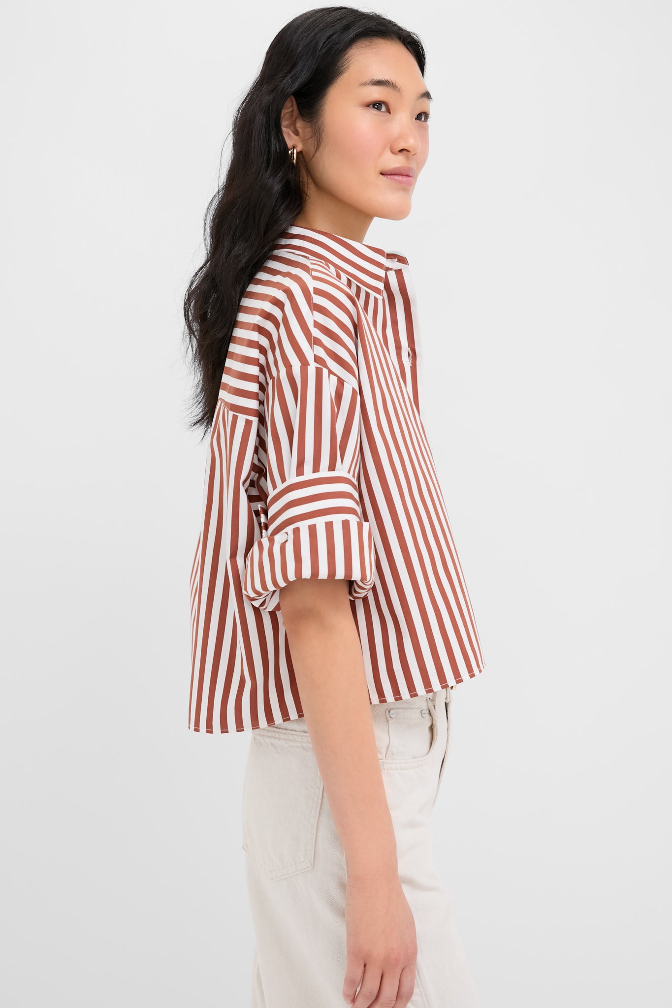 Ivory and Cognac Next Ex Shirt