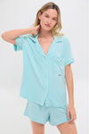 Canal Blue Gisele Shortie PJ Set